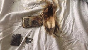 Smart Phones Have Been Burnt Under The Pillow